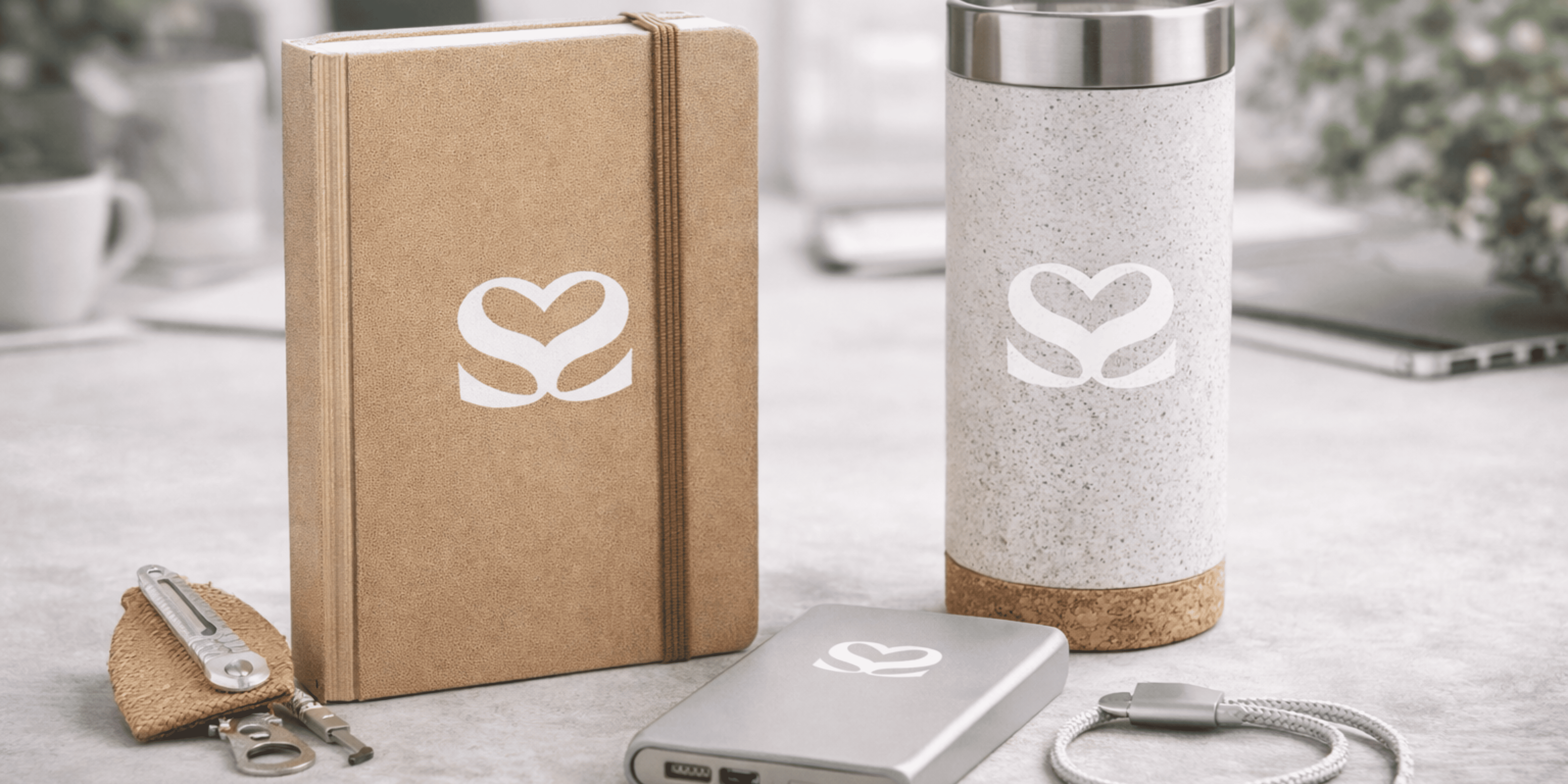 goodies personnalisés entreprise avec logo Values And Co accessoires bureau objet publicitaire premium