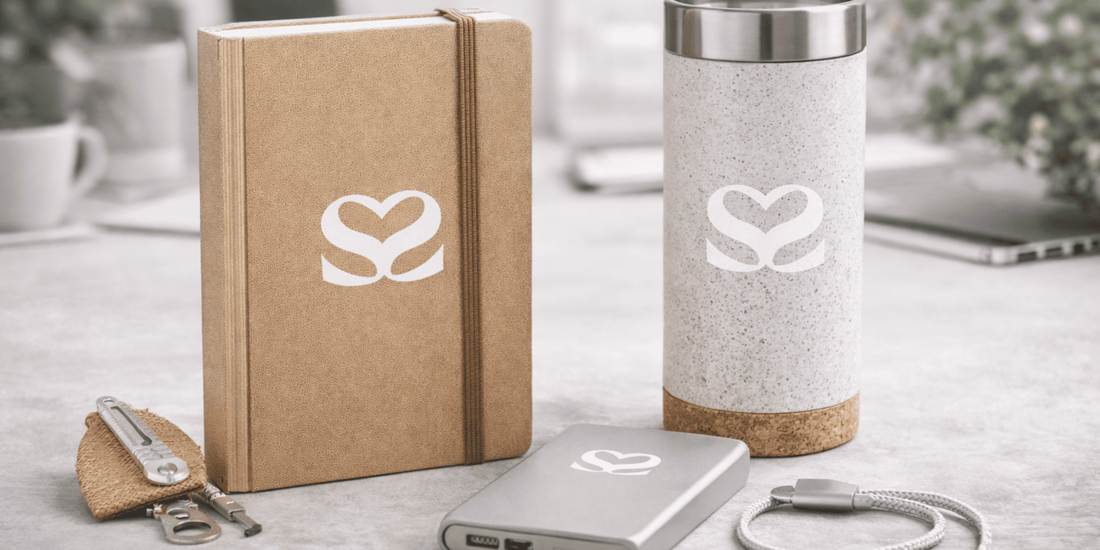 goodies personnalisés entreprise avec logo Values And Co accessoires bureau objet publicitaire premium