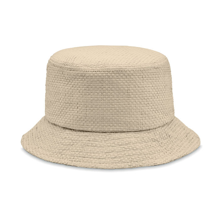 BOB EN PAILLE DE PAPIER - Beige - item_picture_front