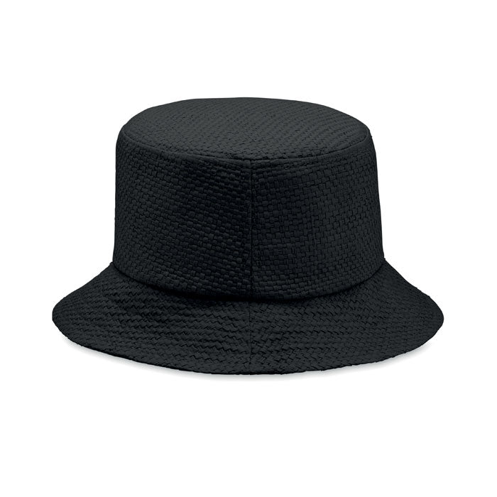 BOB EN PAILLE DE PAPIER - Noir - item_picture_open
