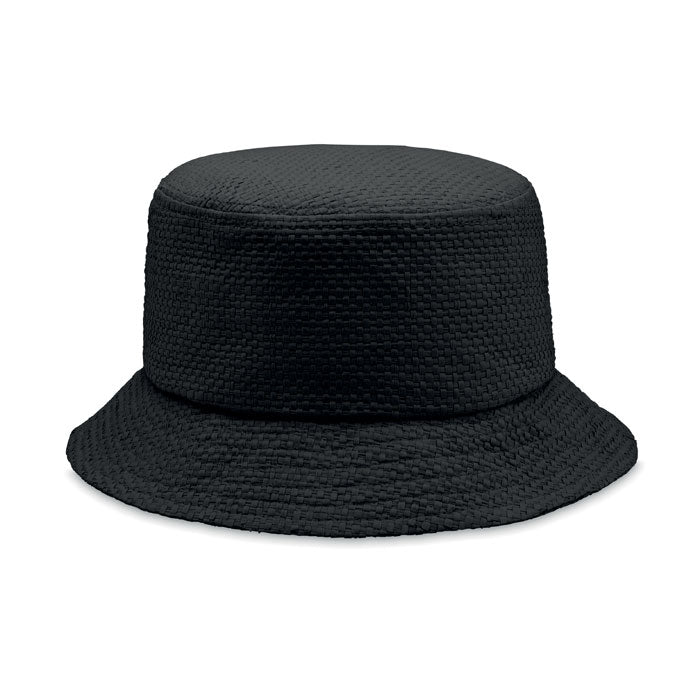 BOB EN PAILLE DE PAPIER - Noir - item_picture_front