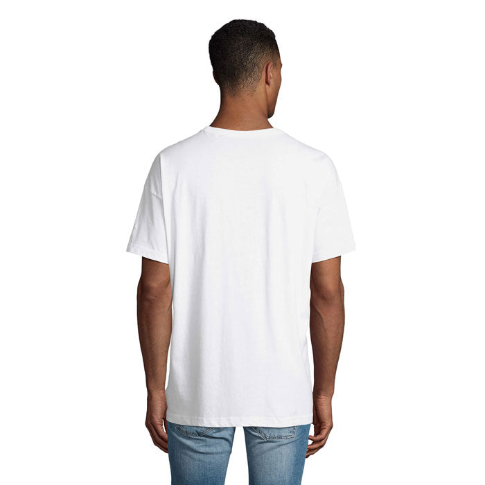 BOXY MEN T-SHIRT OVERSIZE - Blanc - item_picture_back