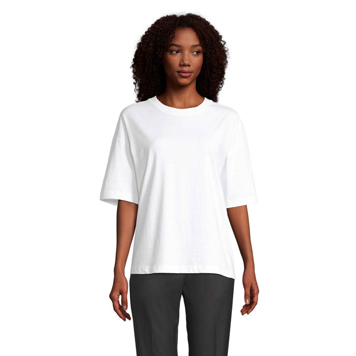 BOXY WOMEN T-SHIRT OVERSIZE - Blanc - item_picture_front