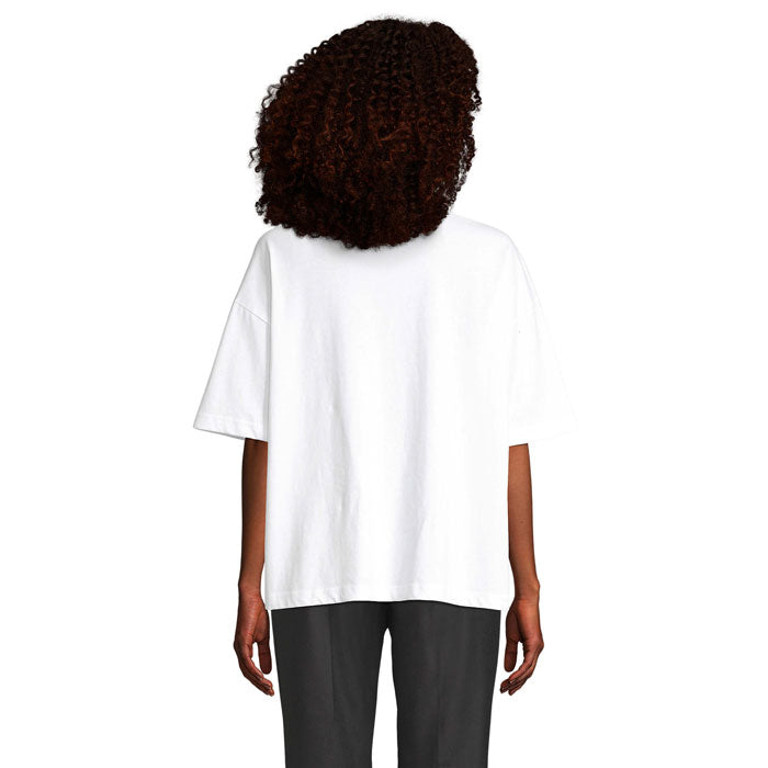 BOXY WOMEN T-SHIRT OVERSIZE - Blanc - item_picture_back