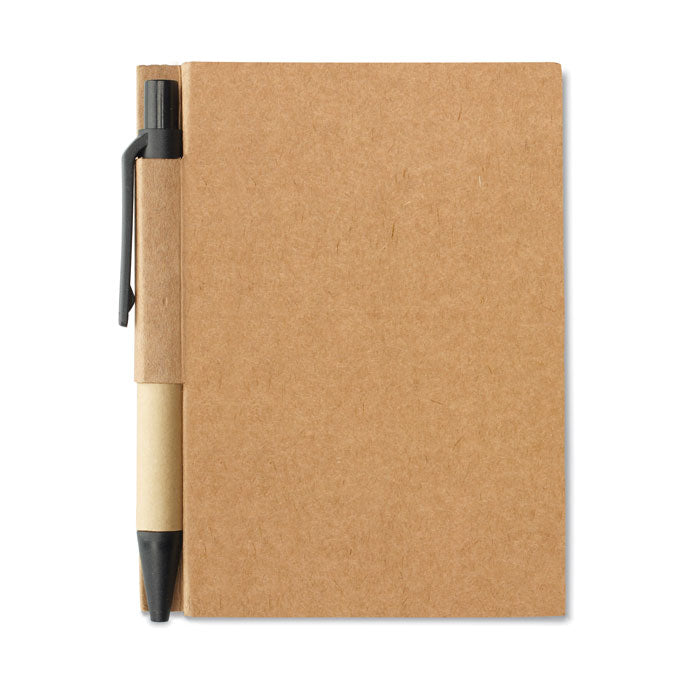 Bloc-notes a/ mini-stylo rec. - Noir - item_picture_front