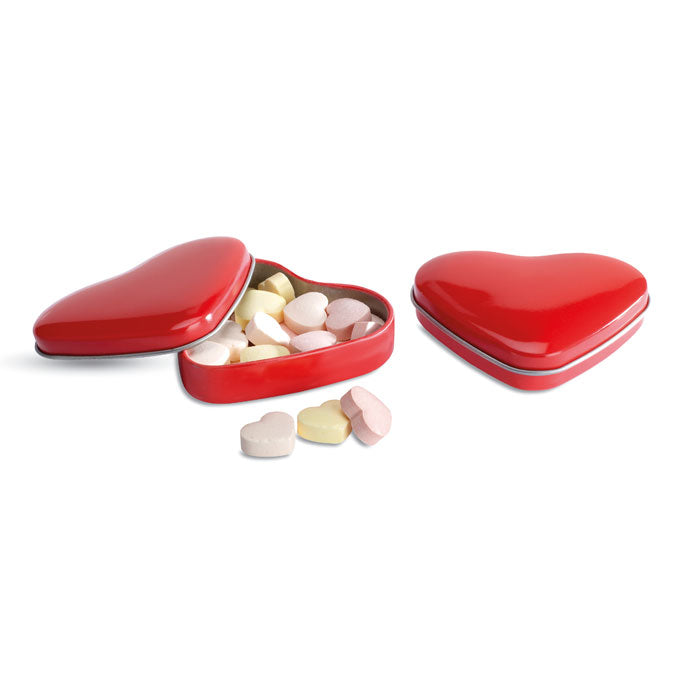 Boîte coeur avec bonbons - Rouge - item_picture_back