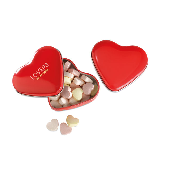 Boîte coeur avec bonbons - Rouge - item_picture_printed