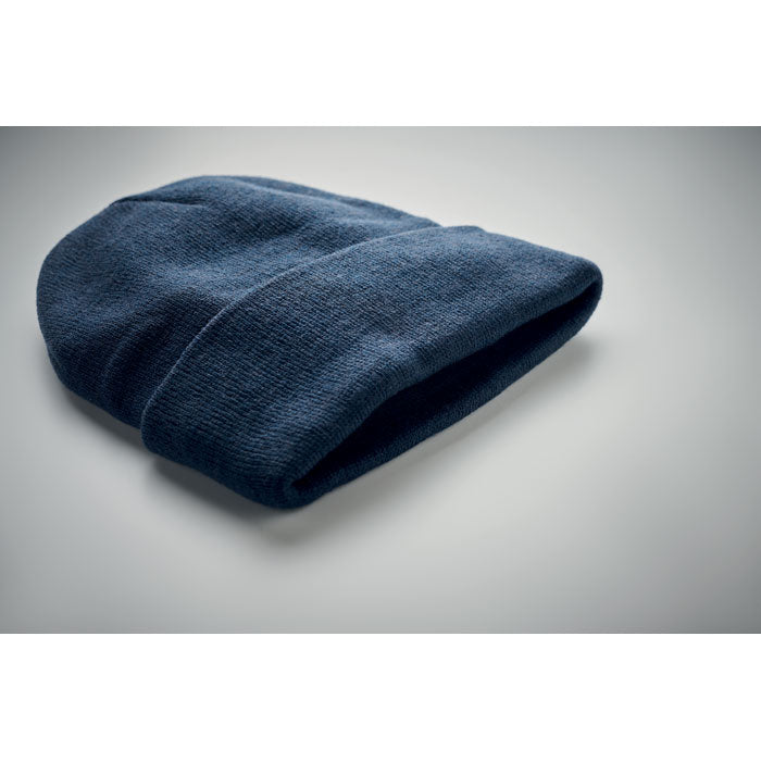 Bonnet en RPET avec revers - Bleu - item_detail_picture
