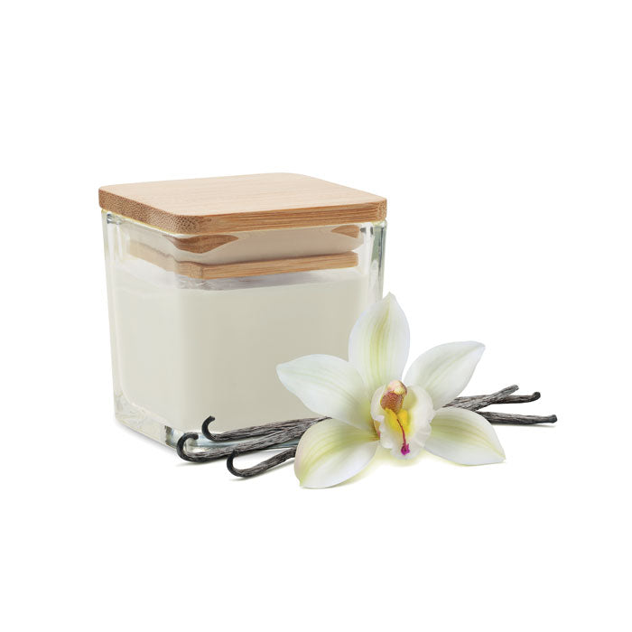 Bougie parfumée carrée 50gr - Blanc - item_picture_front