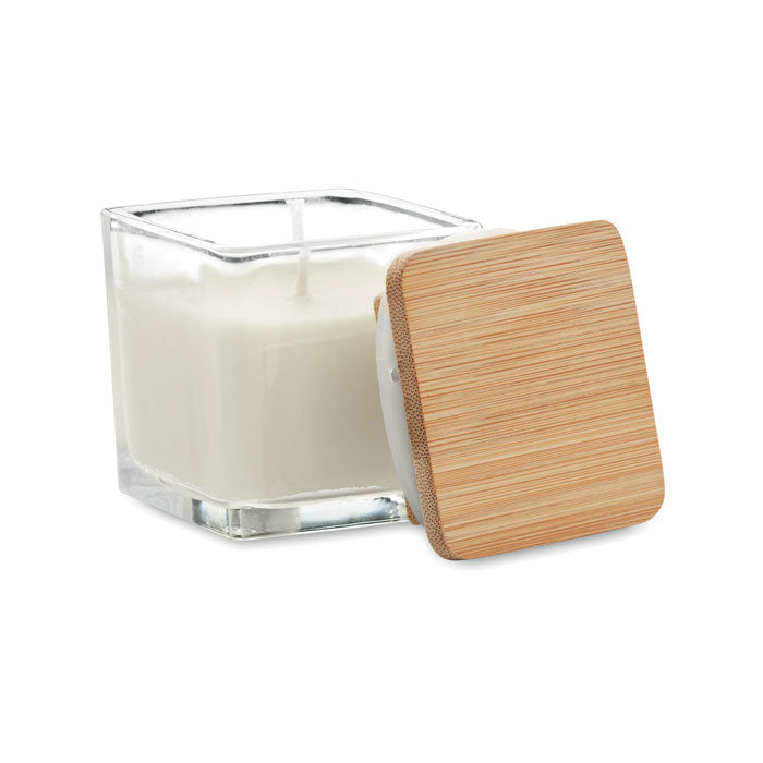 Bougie parfumée carrée 50gr - Blanc - item_picture_open