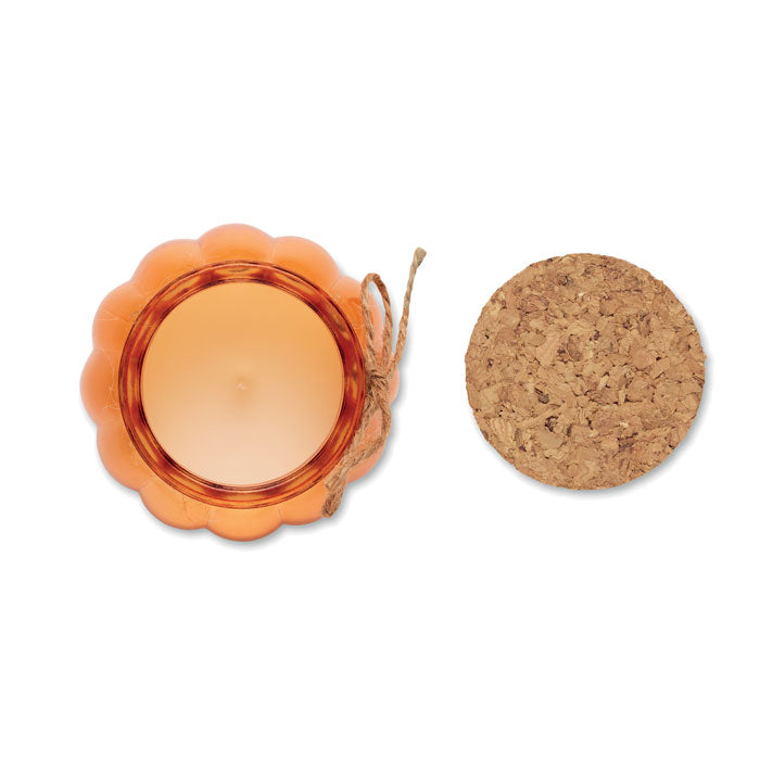 Bougie vanille cire végétale - Orange - item_picture_open