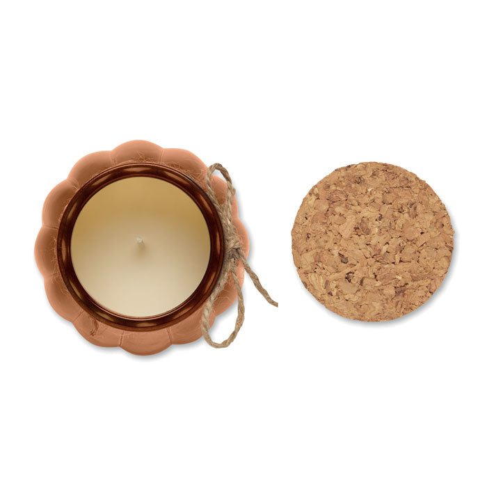 Bougie vanille cire végétale - Marron - item_picture_open