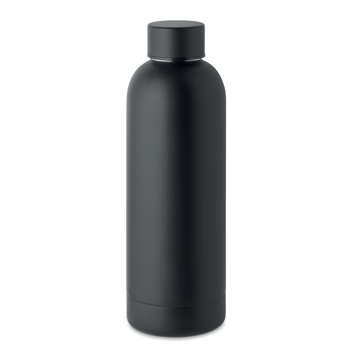 Bouteille en acier inox recyclé - Noir - item_picture_front