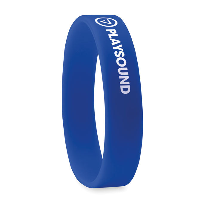 Bracelet en silicone. - Bleu - item_picture_printed