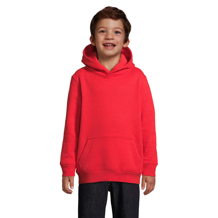 CONDOR KIDS  sweat Capuche - Rouge Vif - item_picture_front