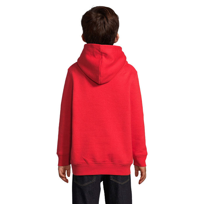 CONDOR KIDS  sweat Capuche - Rouge Vif - item_picture_back