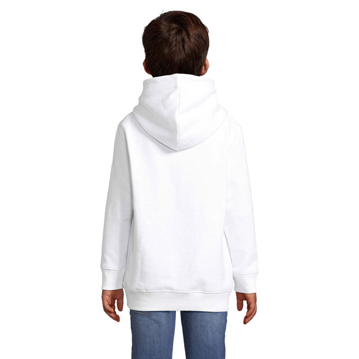 CONDOR KIDS  sweat Capuche - Blanc - item_picture_back