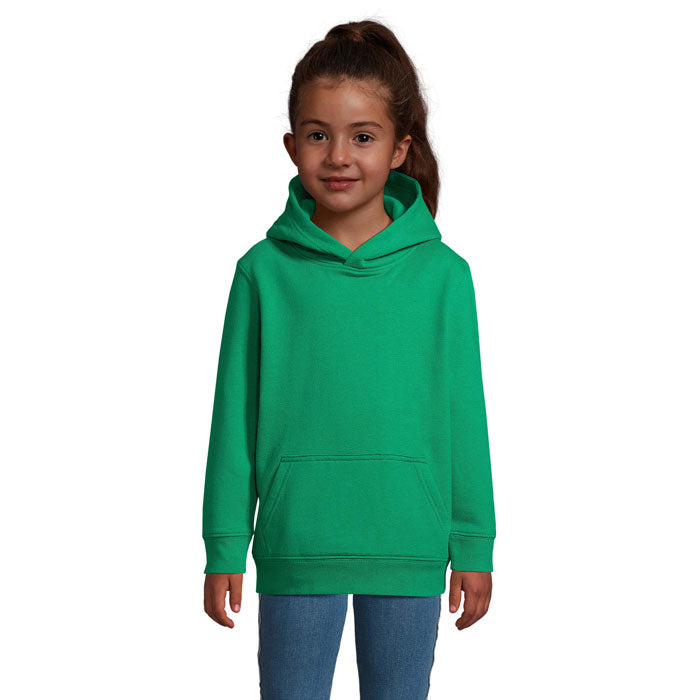 CONDOR KIDS  sweat Capuche - Vert Prairie - item_picture_front