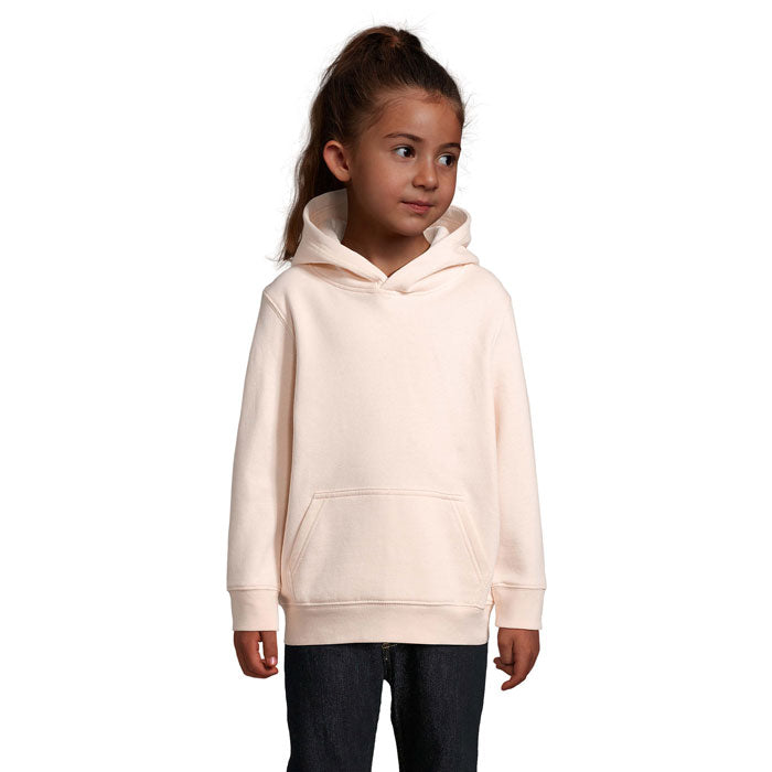 CONDOR KIDS  sweat Capuche - Rose Cremeux - item_picture_front