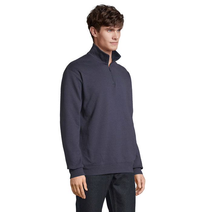 CONRAD Sweat Zip Col - French Marine - item_picture_side