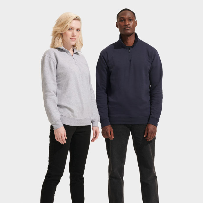 CONRAD Sweat Zip Col - French Marine - item_picture_1