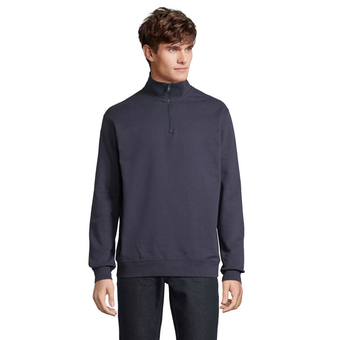 CONRAD Sweat Zip Col - French Marine - item_picture_front