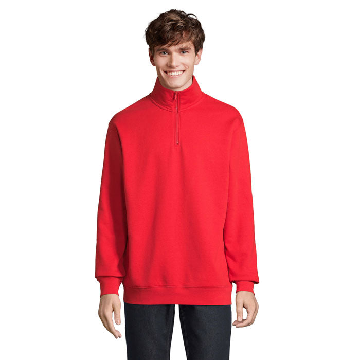 CONRAD Sweat Zip Col - Rouge Vif - item_picture_front
