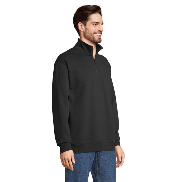 CONRAD Sweat Zip Col - Noir - item_picture_side