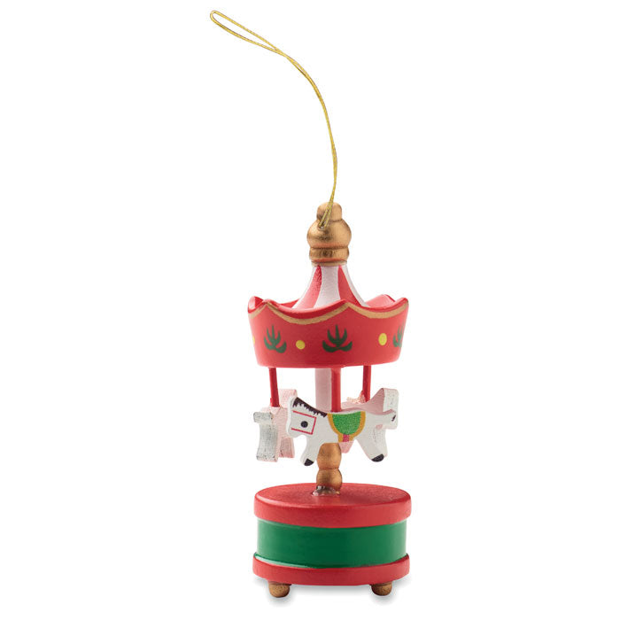 Carrousel en bois décoratif - Rouge - item_picture_1