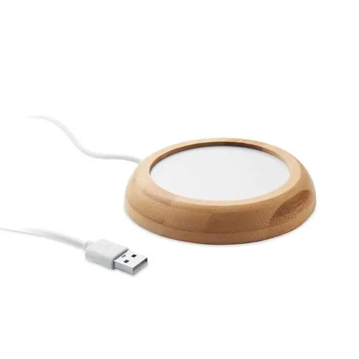 Support chauffant USB en bois