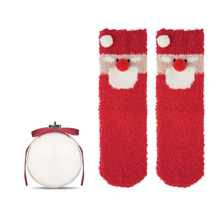Chaussettes Père Noël L - Rouge - item_picture_side