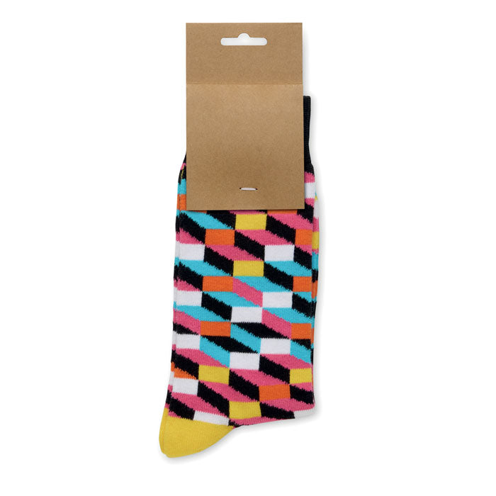 Chaussettes motifs amusants L - Fuchsia - item_picture_1