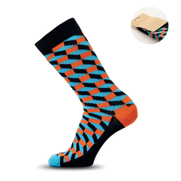 Chaussettes motifs amusants L - Orange - item_picture_front