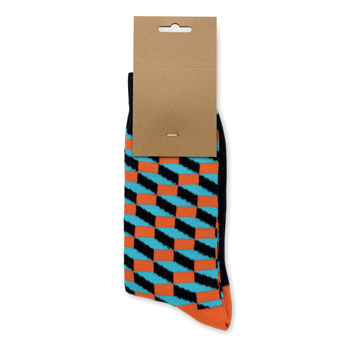 Chaussettes motifs amusants L - Orange - item_picture_open