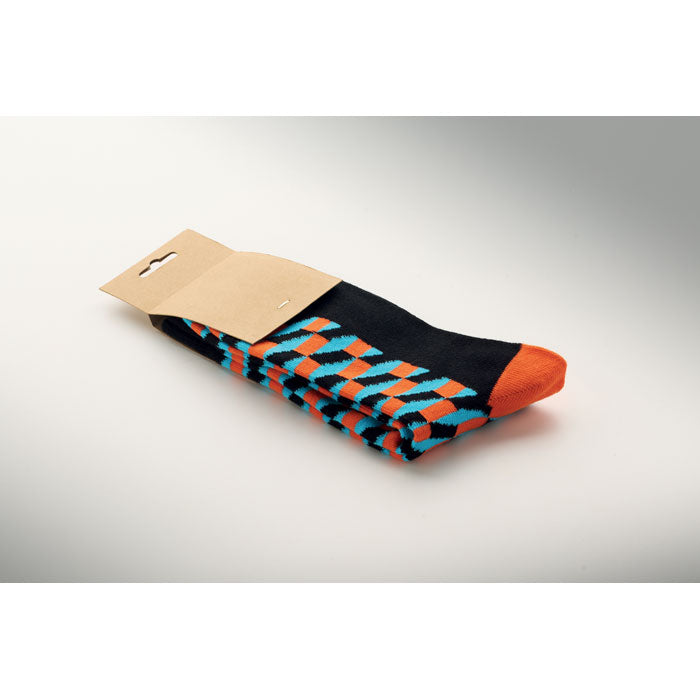 Chaussettes motifs amusants L - Orange - item_picture_side