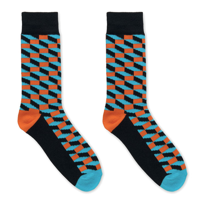 Chaussettes motifs amusants L - Orange - item_picture_back