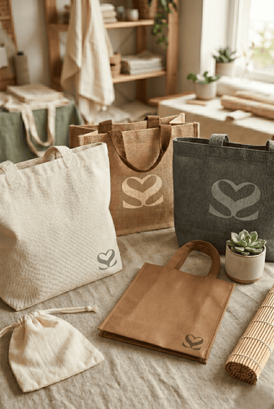 Tote bags & Sacs éco Coton bio, jute, recyclé
