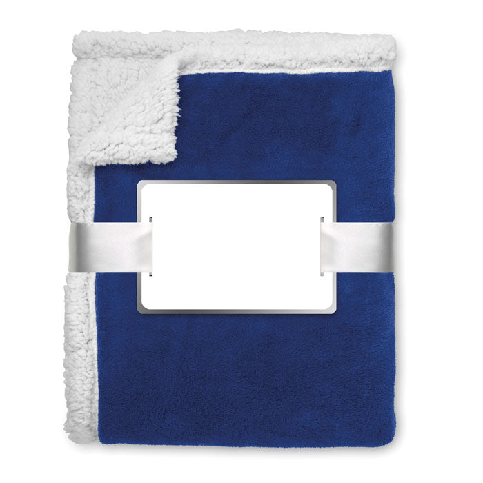 Couverture PP / sherpa - Bleu - item_picture_back