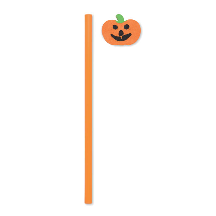 Crayon Halloween avec gomme - Orange - item_picture_side