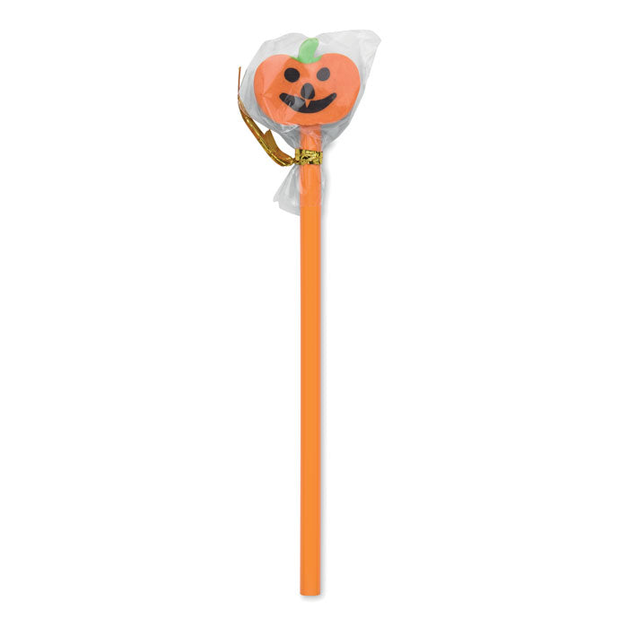 Crayon Halloween avec gomme - Orange - item_picture_back