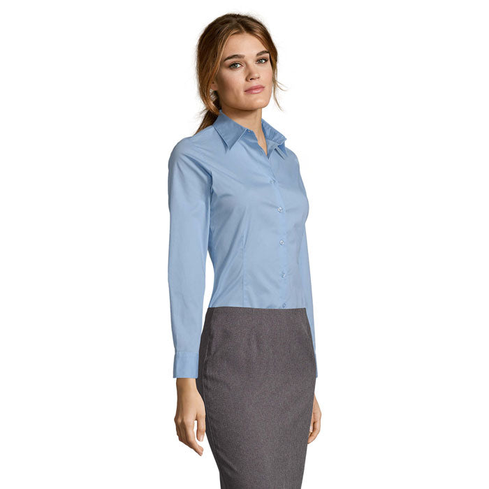 EDEN CHEMISE FEMME STRETCH - Ciel Vif - item_picture_side