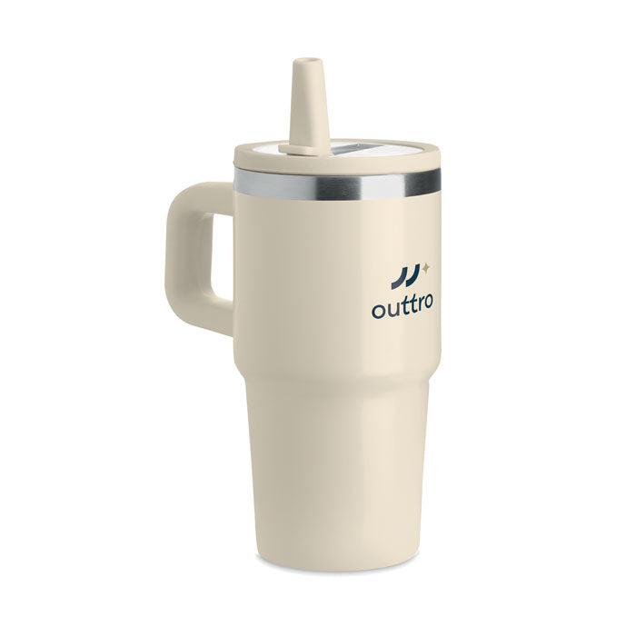 Gobelet double paroi 500ml - Beige - item_picture_printed