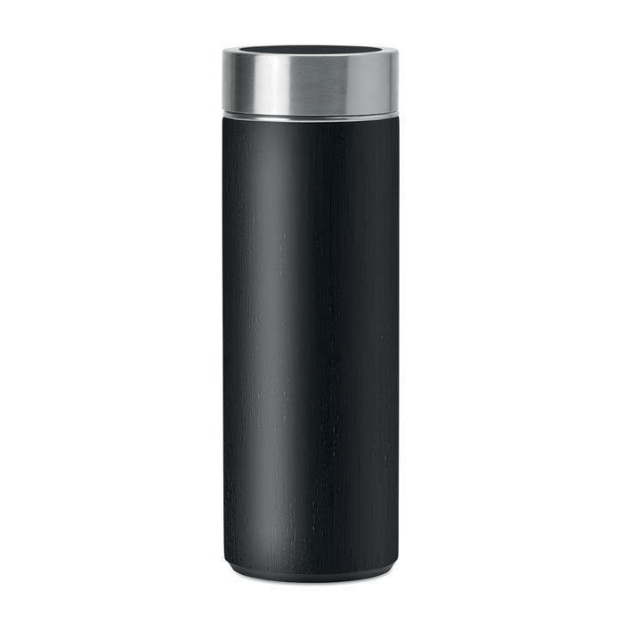 Gourde double paroi  Bambou - Noir - item_picture_front