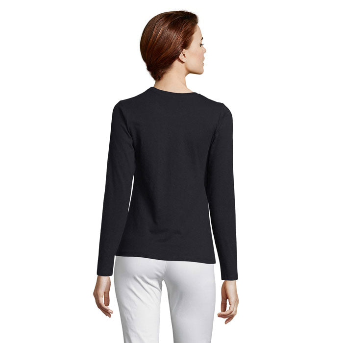 IMPERIAL LSL WOMEN T-SHIRT - Noir Profond - item_picture_back