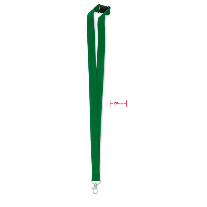 Lanyard crochet métal 20mm - Vert - item_picture_front