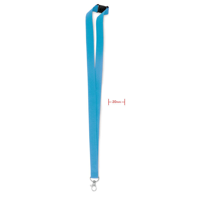 Lanyard crochet métal 20mm - Turquoise - item_picture_front