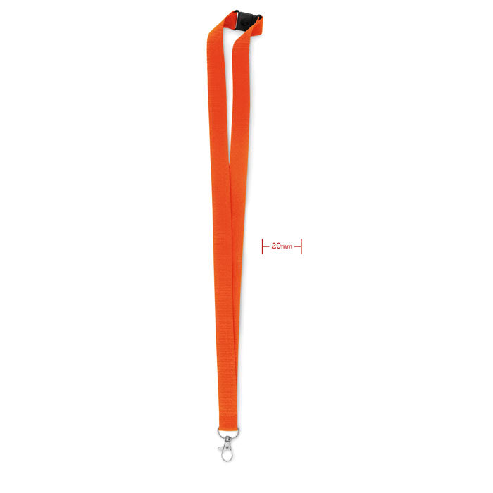 Lanyard crochet métal 20mm - Orange - item_picture_front