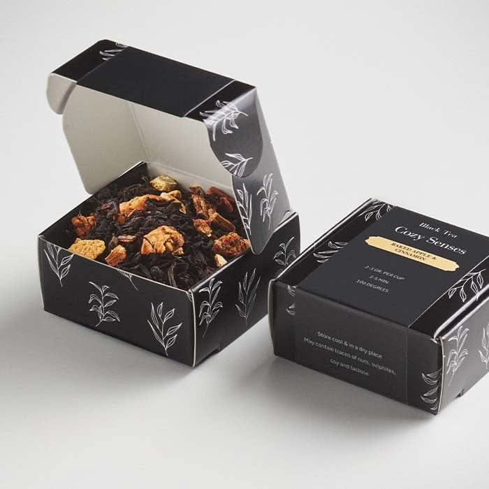 Coffret cadeau de 3 thés Zen & une barre de chocolat belge