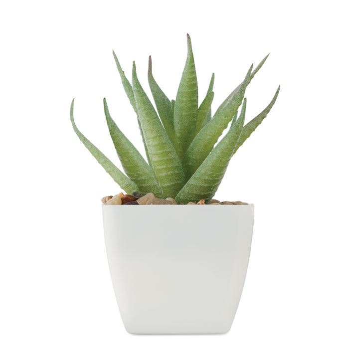 Mini plante artificielle - Blanc - item_picture_back