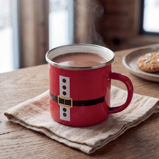 Mug vintage Père Noël 300ml. - Rouge - item_ambiant_picture